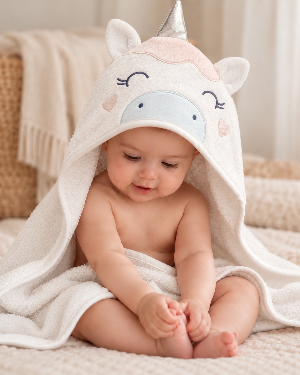 Toalla unicornio