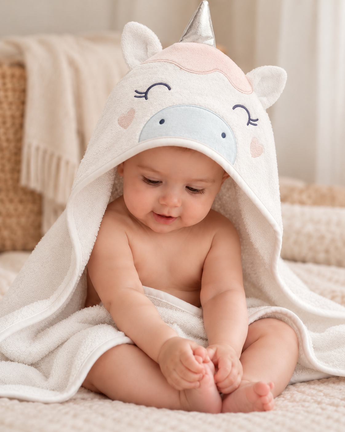 Toalla unicornio