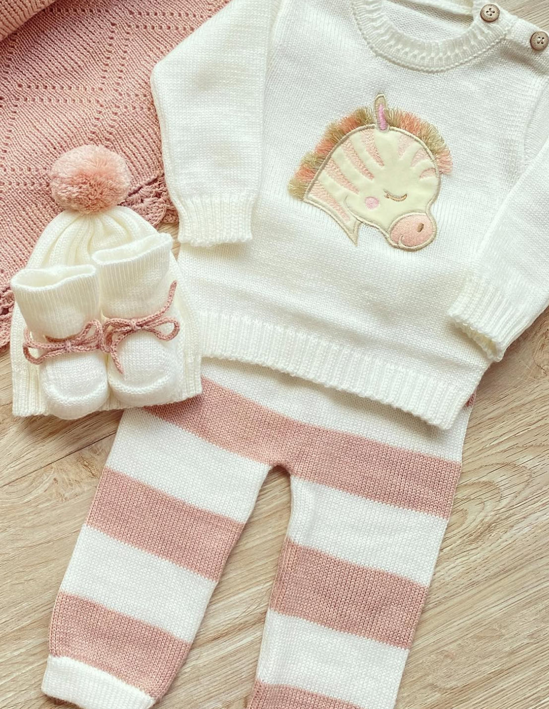 Set cebra  palo de rosa