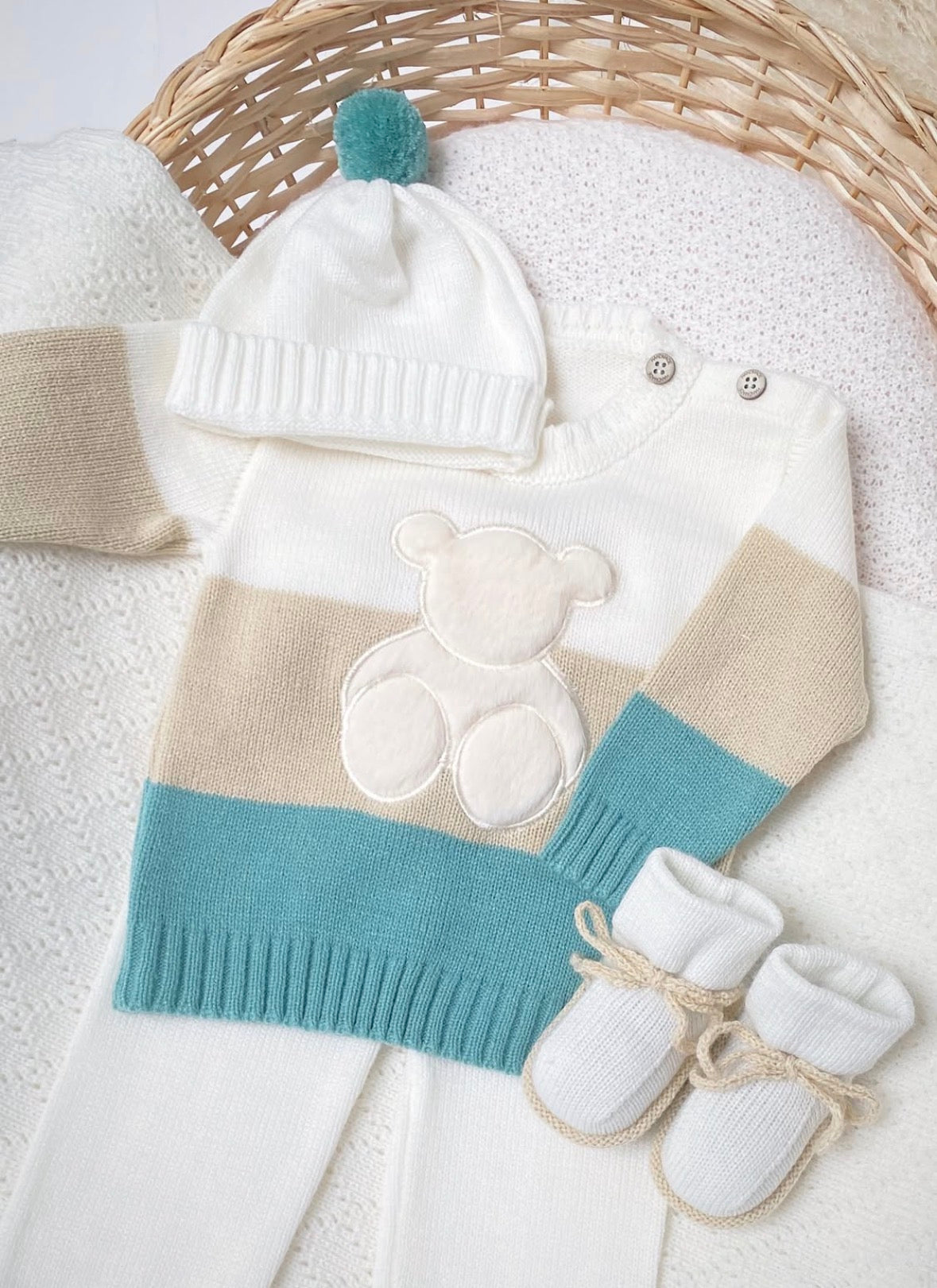 Set oso tres colores 1 a 4 meses