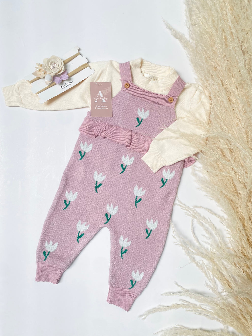 Set tulipán mora leche