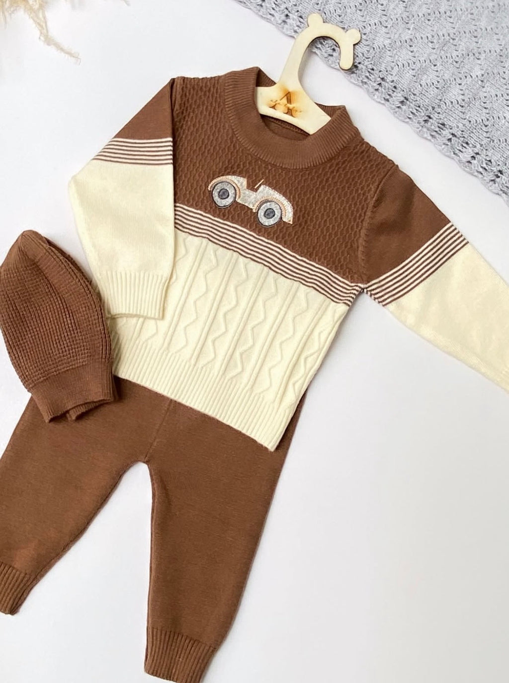 Conjunto vintage ride chocolate