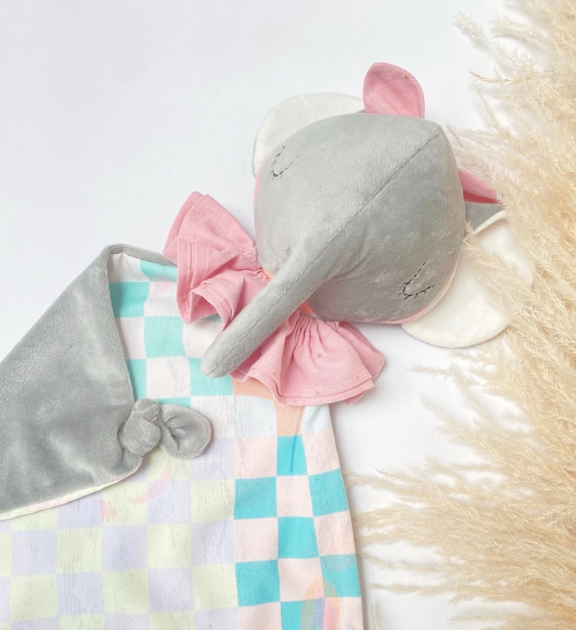 Manta de apego elefanta