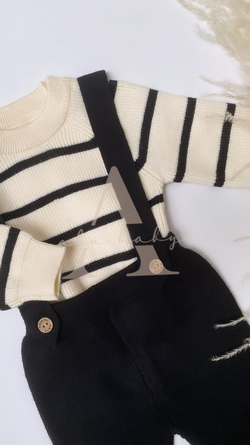 Conjunto overol negro