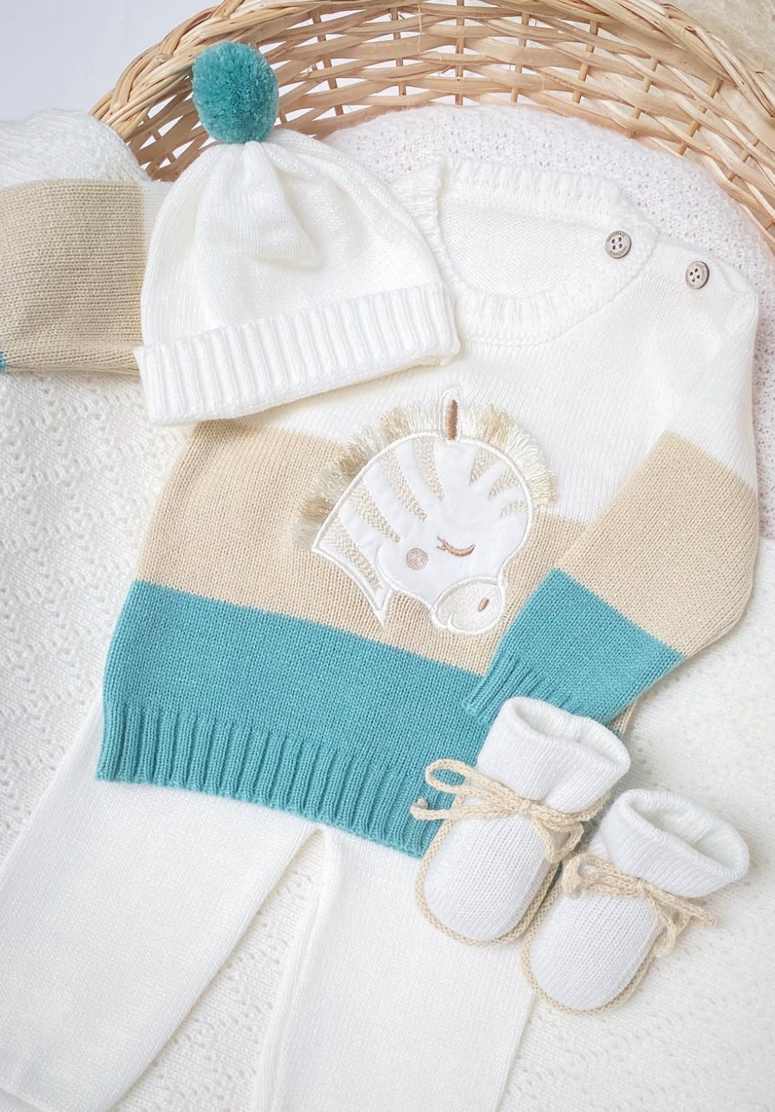 Set Cebra tres colores  1 a 4 meses
