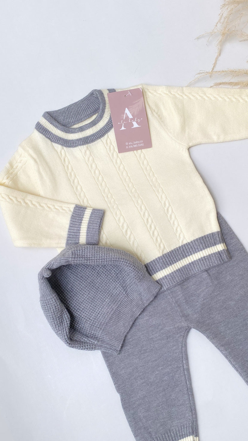 Conjunto milano gris