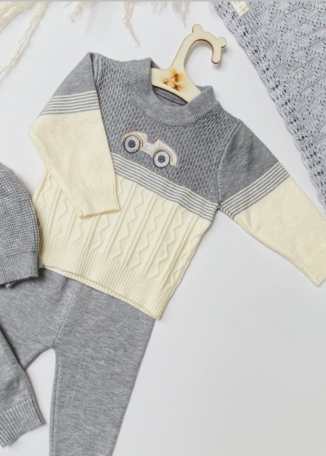 Conjunto vintage ride gris