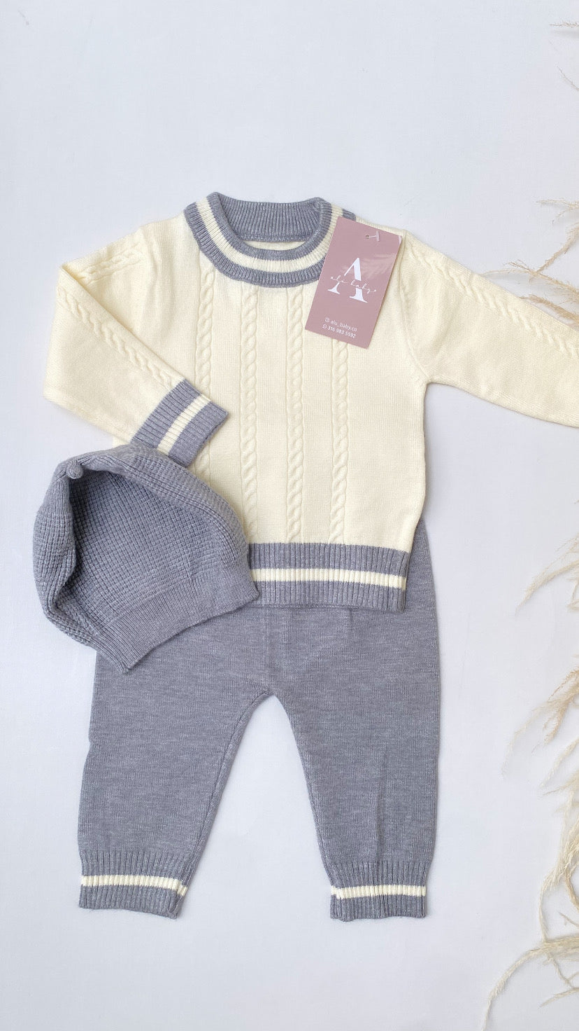 Conjunto milano gris