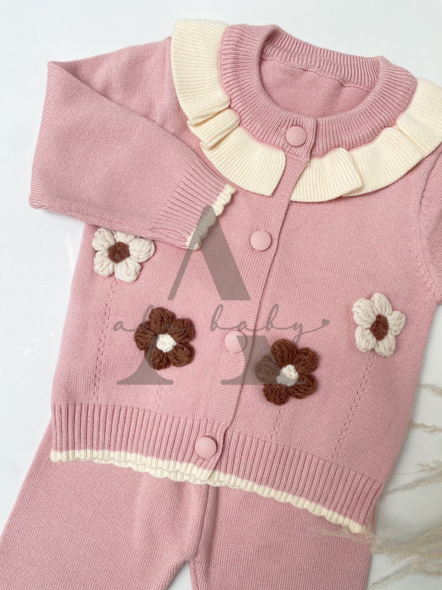 Conjunto flor mora