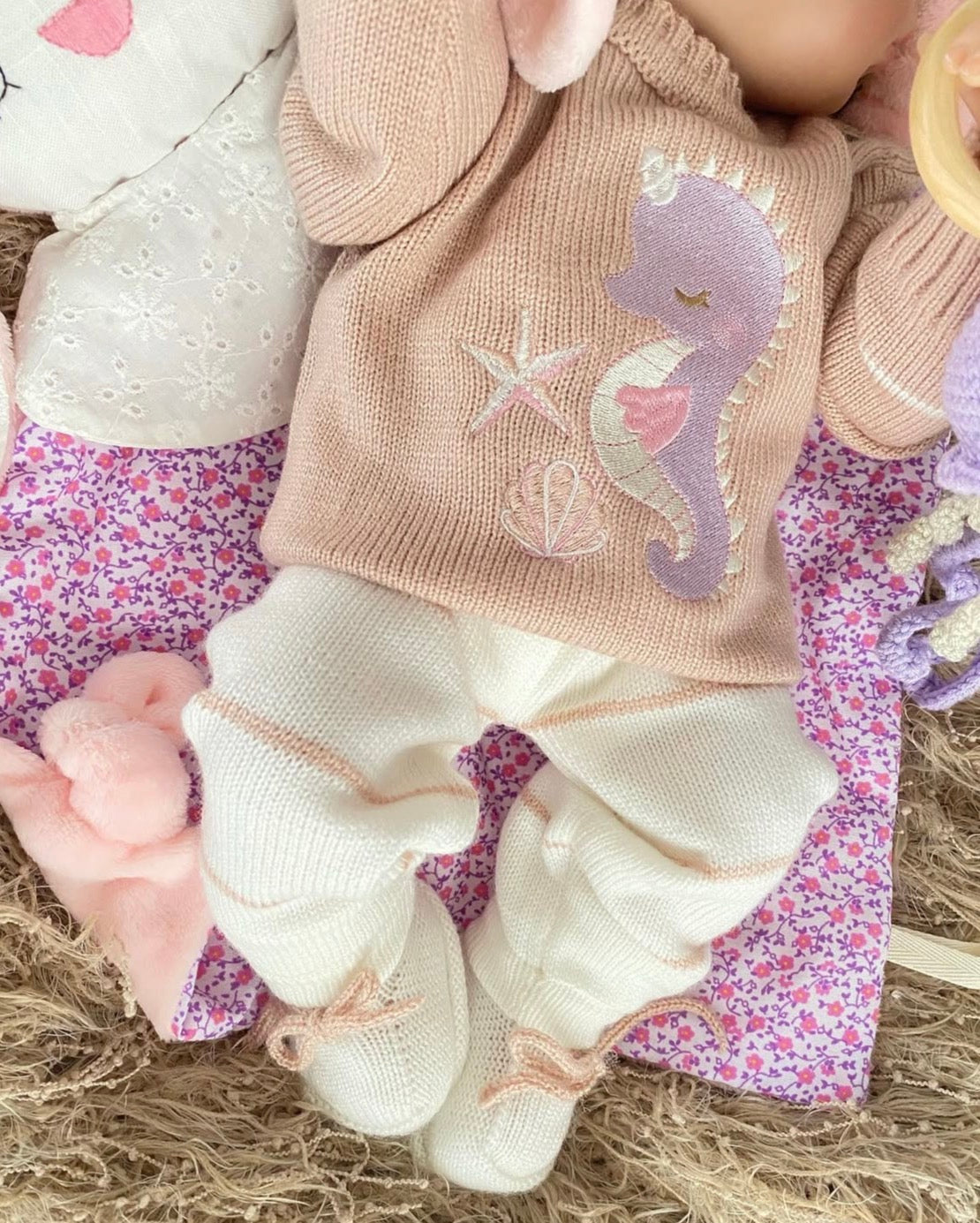 Set coral palo de rosa 1 a 4 meses