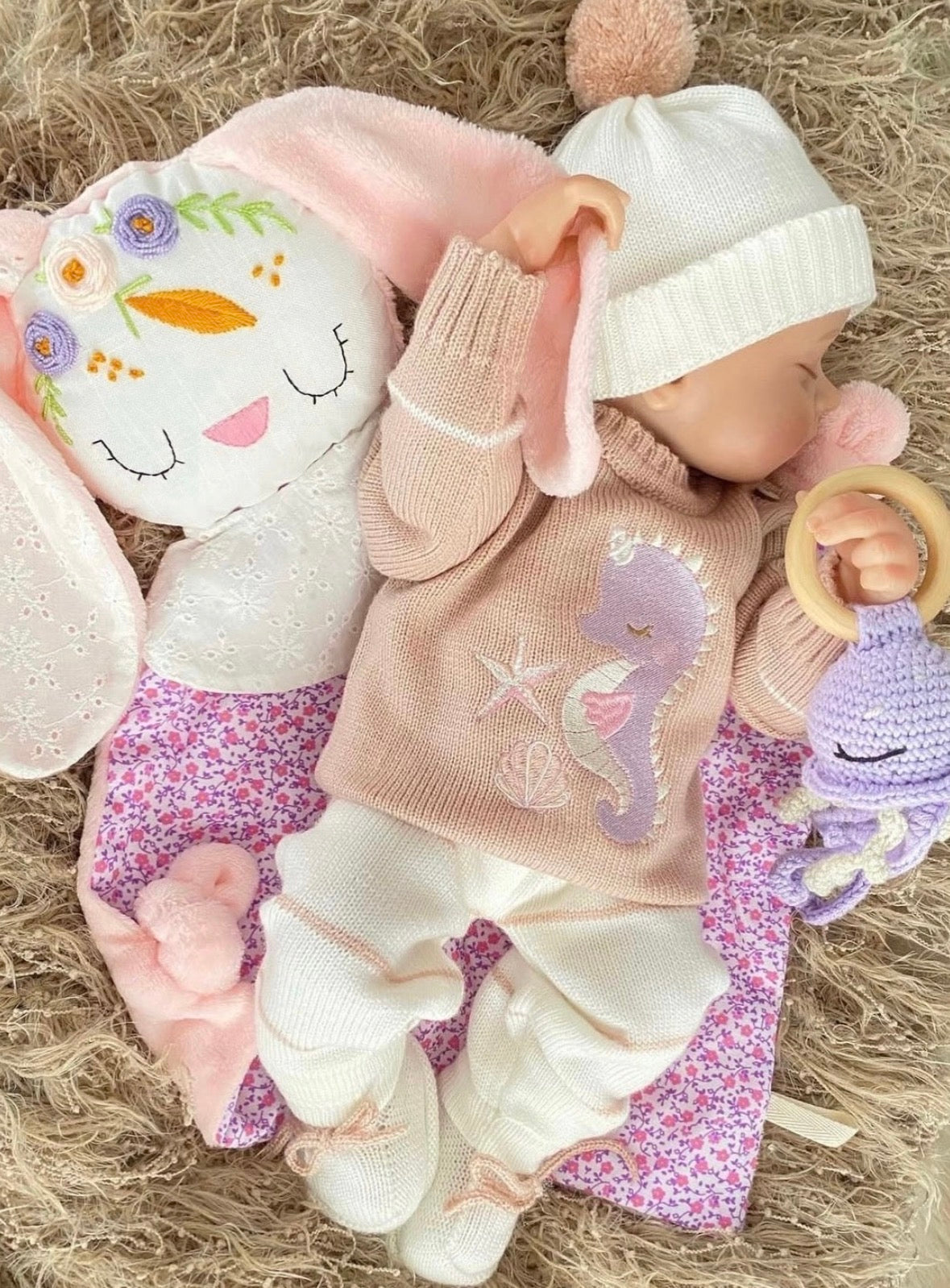 Set coral palo de rosa