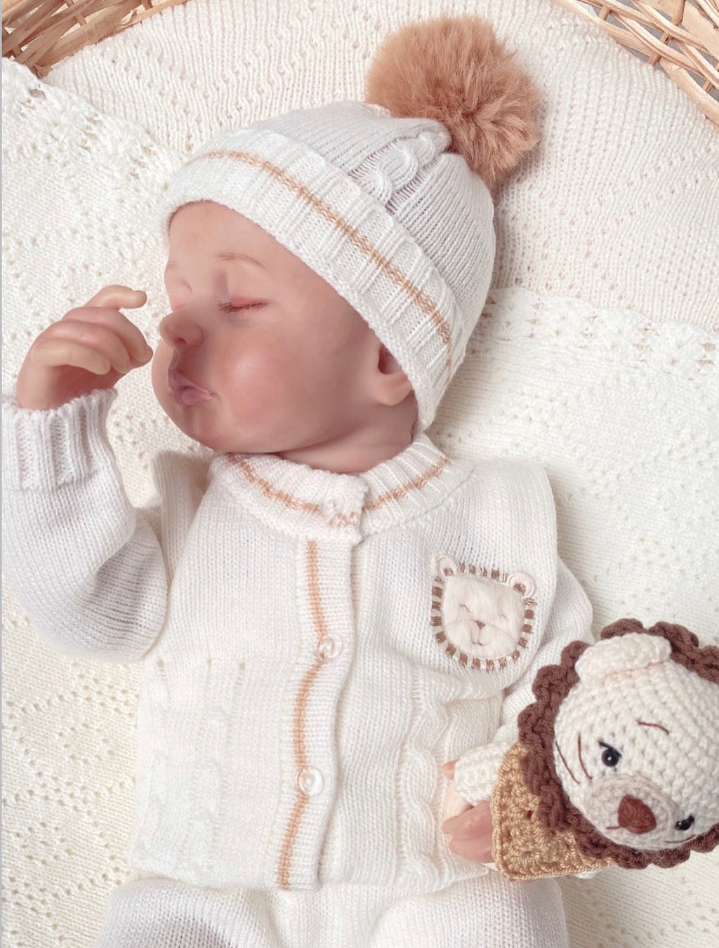 Set trenza león,  hueso con  miel   RN