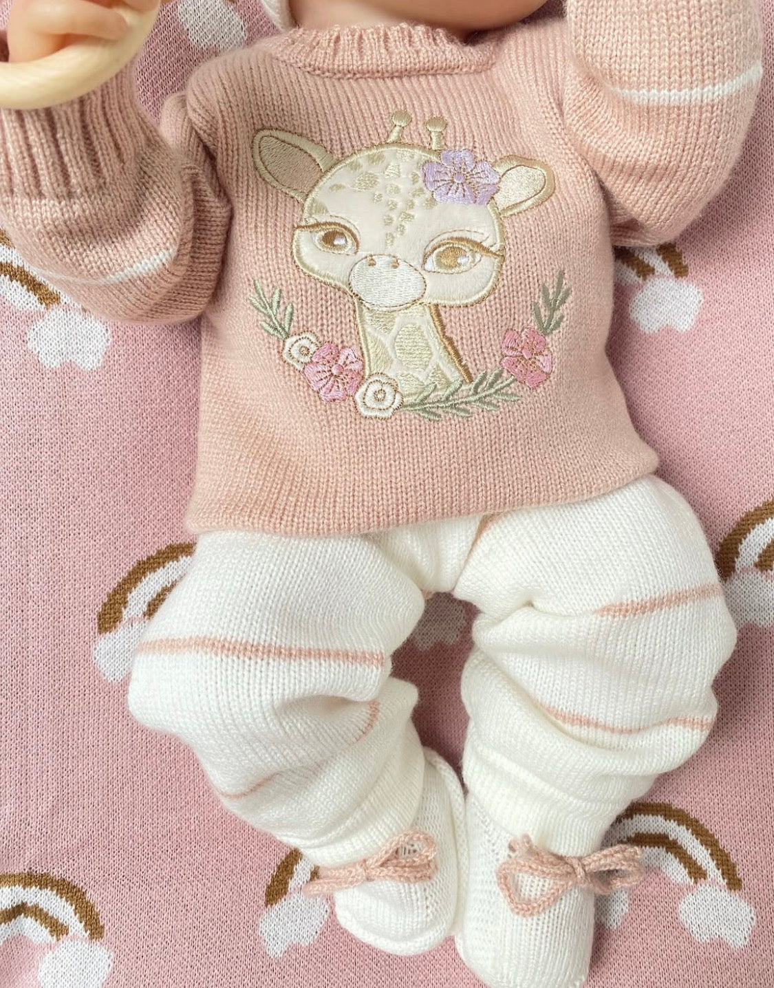 Set jirafa palo de rosa