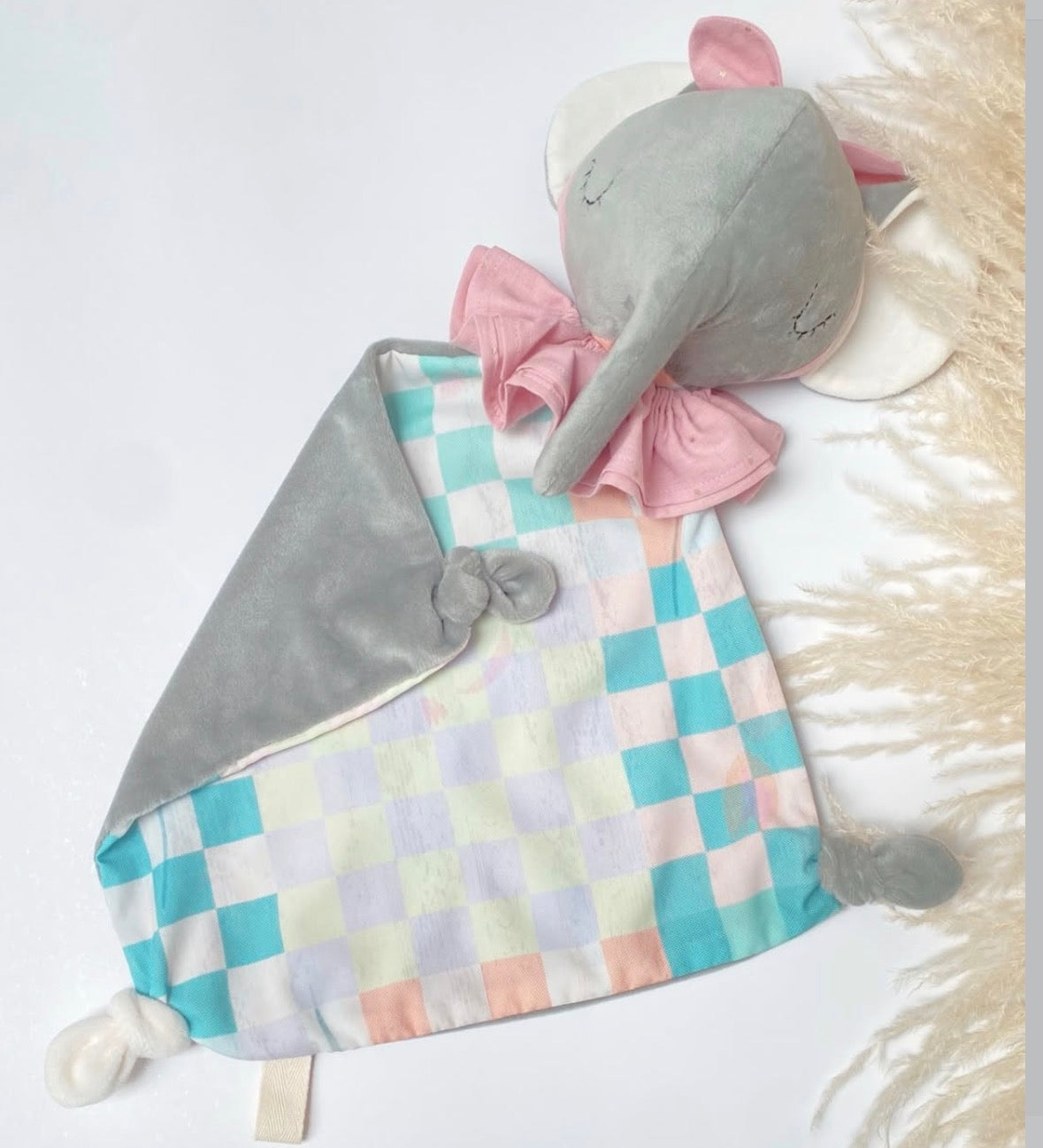 Manta de apego elefanta