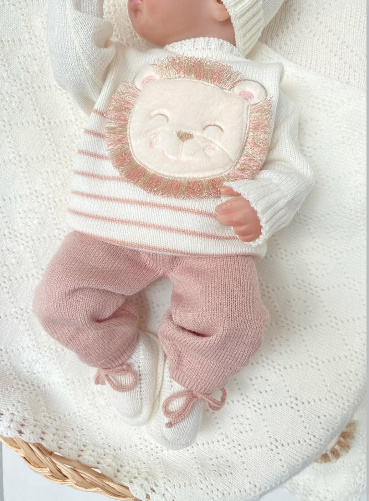 Set LEON palo de rosa + hueso