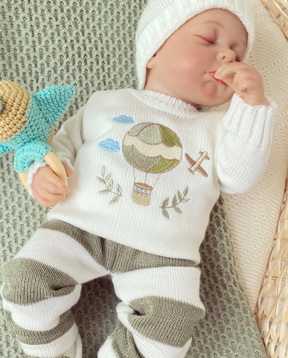 Set globo verde oliva