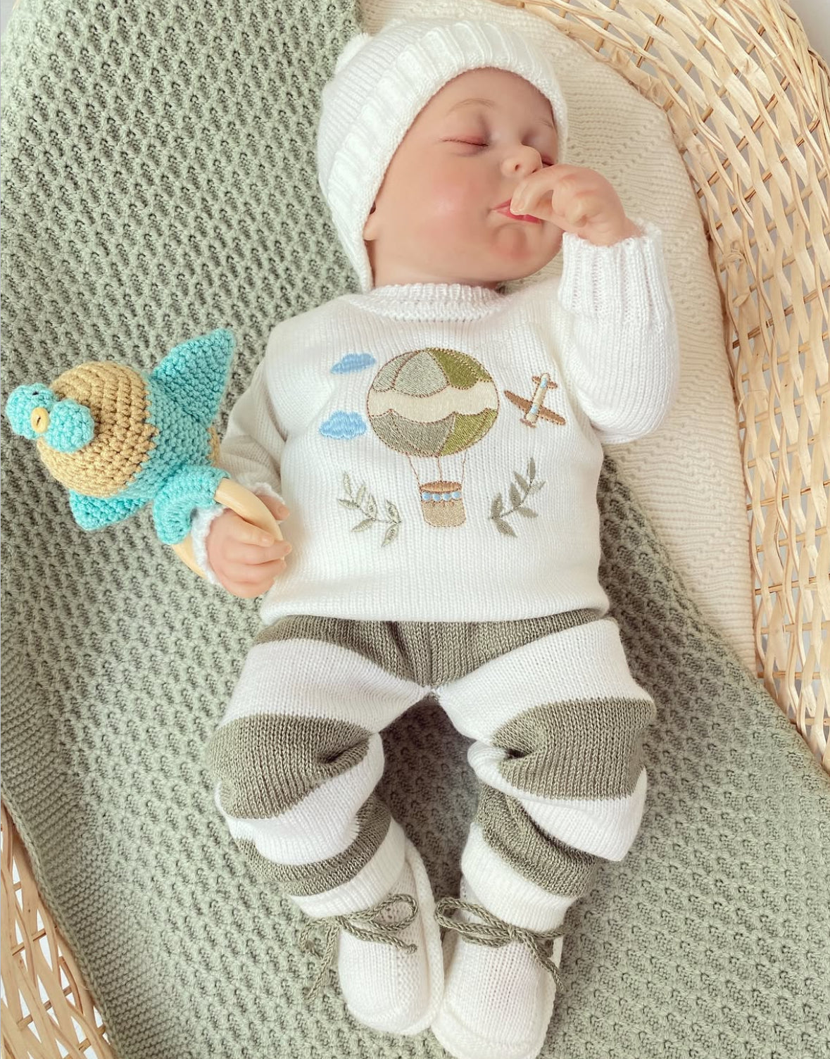 Set globo verde oliva