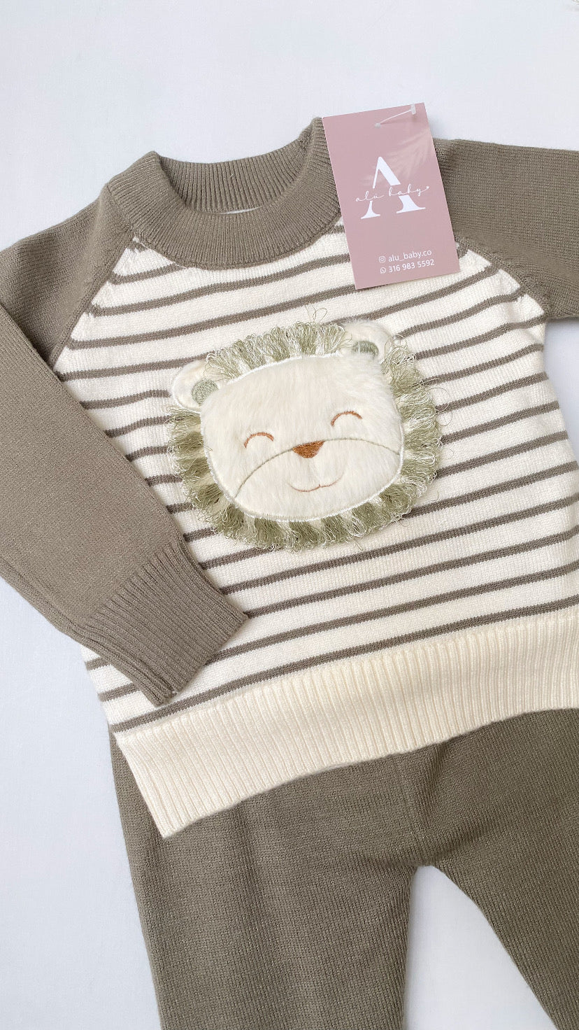 Conjunto de  leon verde