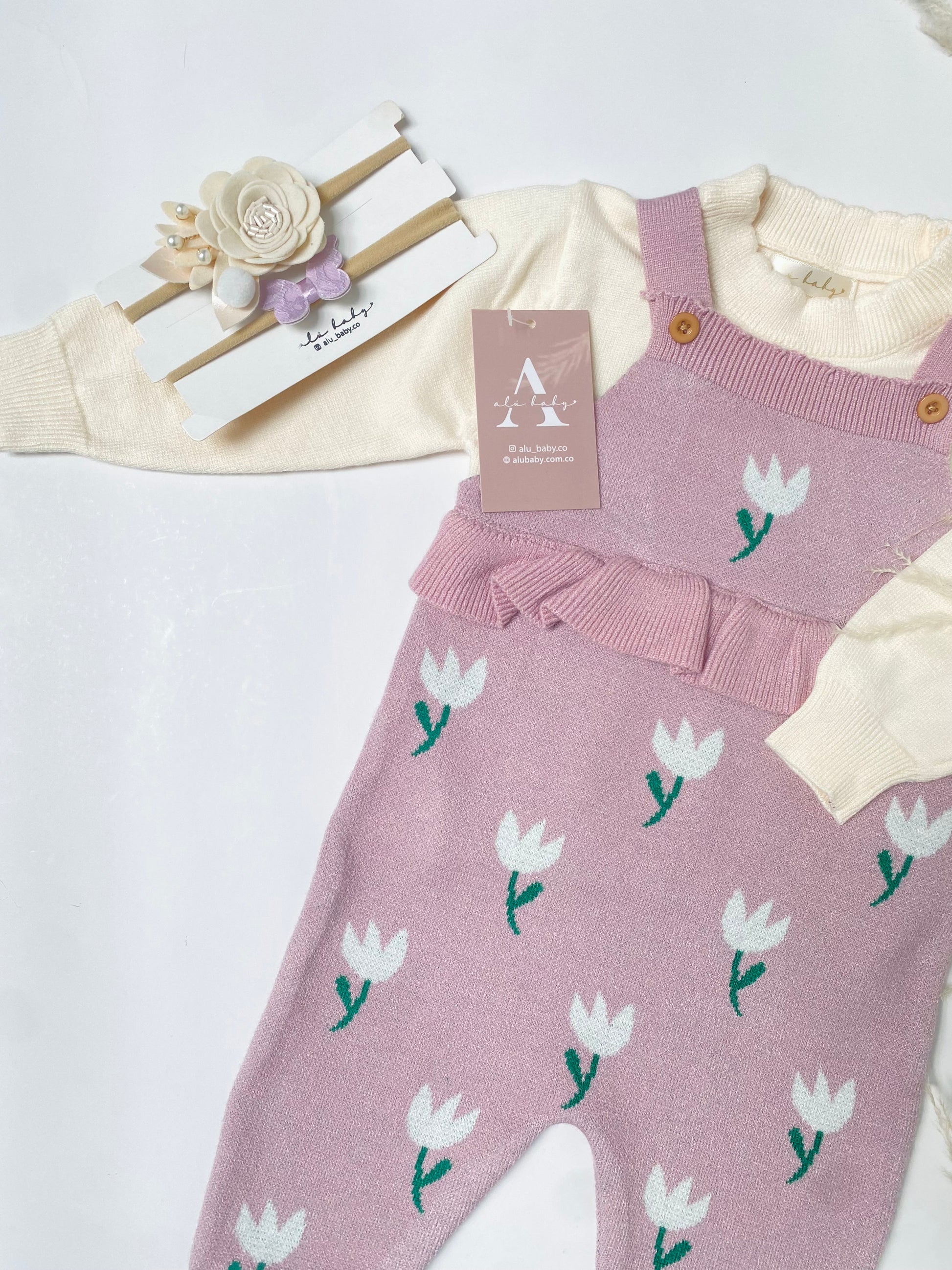 Set tulipán mora leche