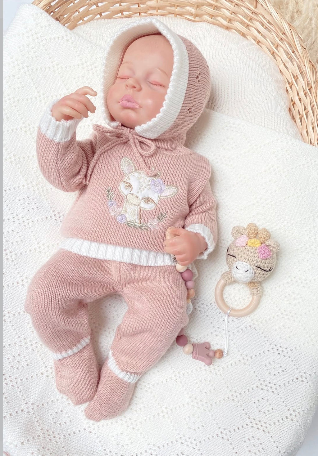 Set Andalucia jirafa, Palo de rosa con hueso  RN