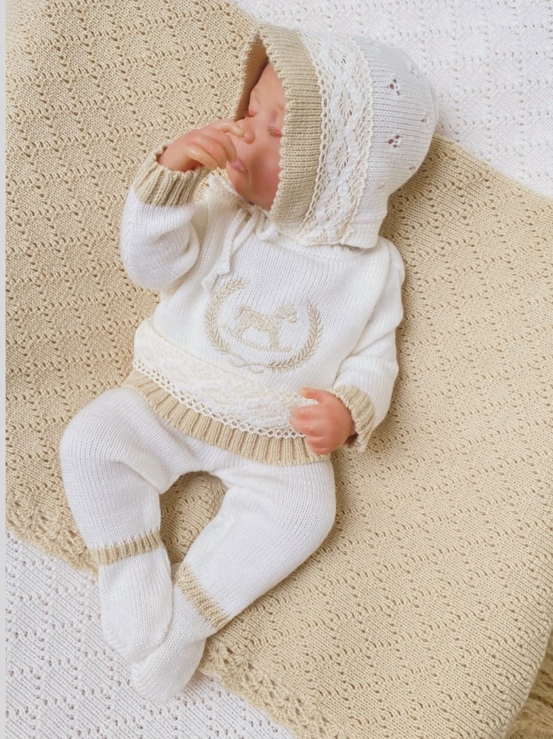 Set Andalucía caballo, hueso con arena RN